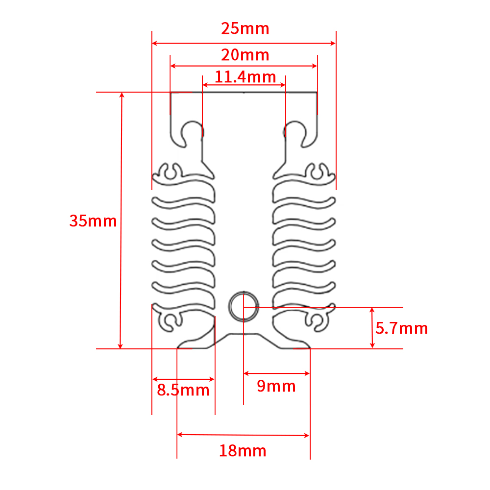 For Ender 3 V3 SE Heat Sink Al - огляд і ціна Creality Printer K1
