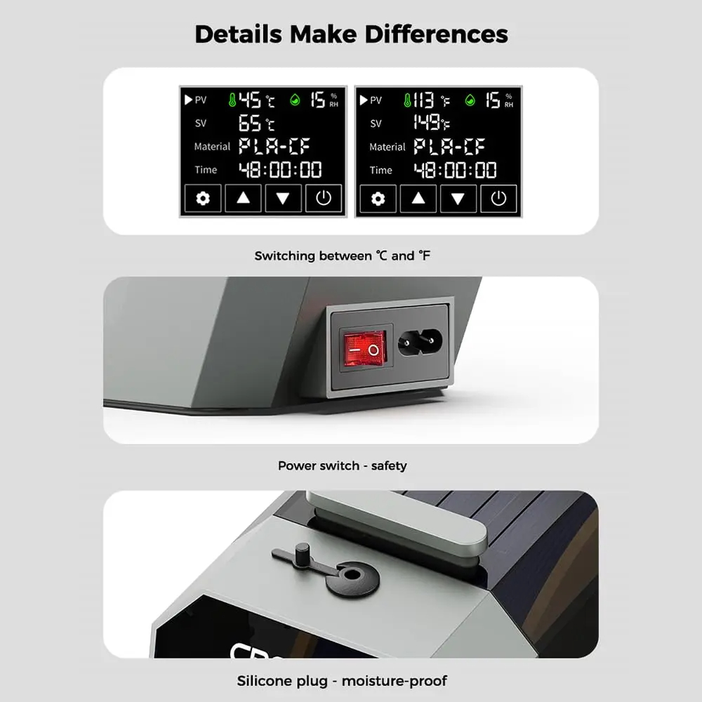 Creality Space Pi Filament Dry - огляд і ціна Creality Printer Ender 3 V3