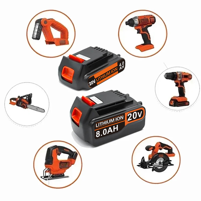3.0Ah-8.0Ah for Black & Decker - огляд і ціна Black+Decker Tool Cordless
